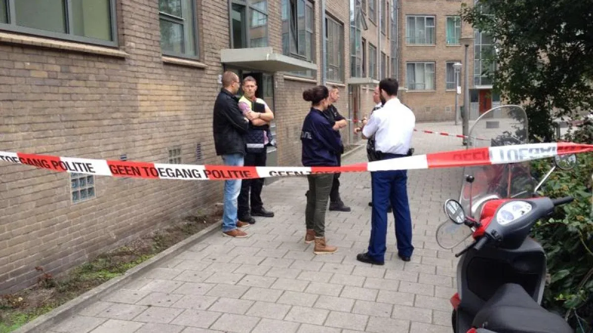 Politie doet onderzoek bij de woning