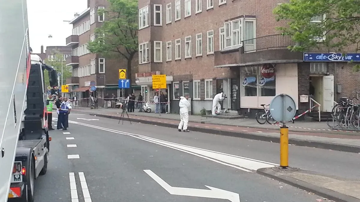 Forensisch onderzoek aan de Jan van Galenstraat
